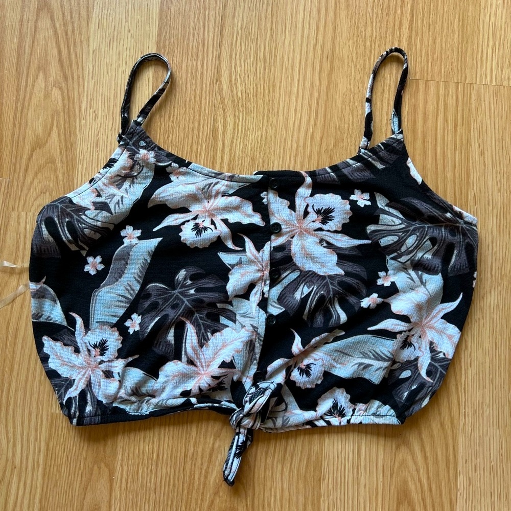 Ardene Floral Crop Top